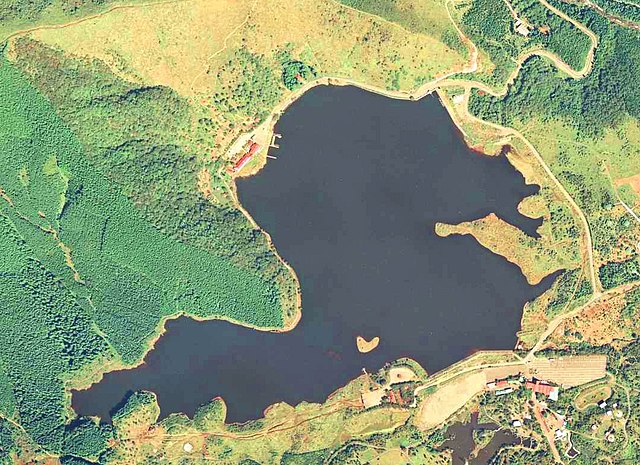 田貫湖 (Danau Tanuki): "Cahaya Bulan di Permukaan Danau"