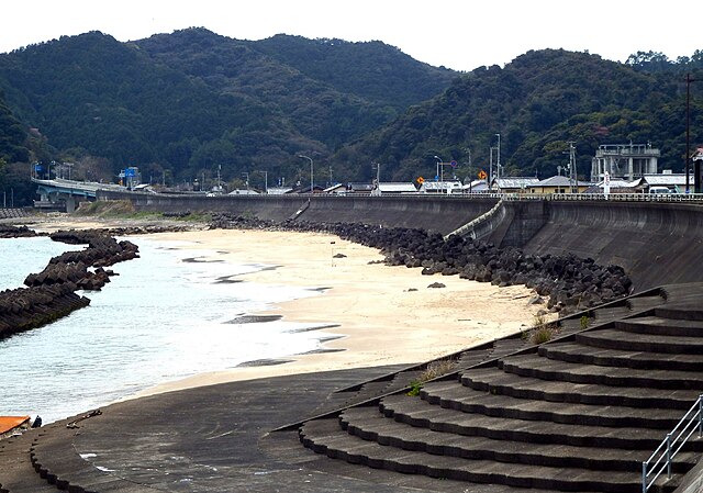 大手海岸 (海陽町)(Pantai Agung di Kota Kaito): "Samudera Berbisik di Ujung Senja"